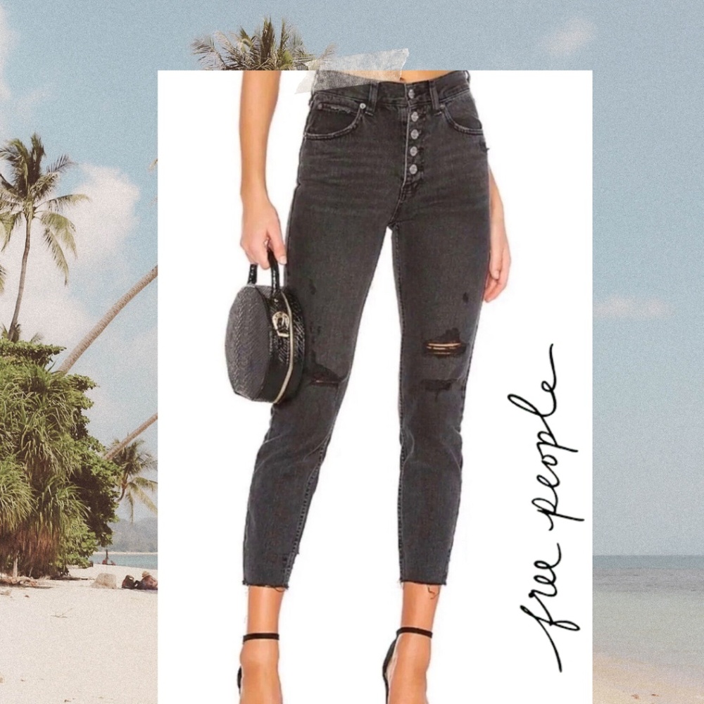 🌟 🌟 Free People Women's Blossom Rigid Skinny Jeans - Size 27🌟 🌟